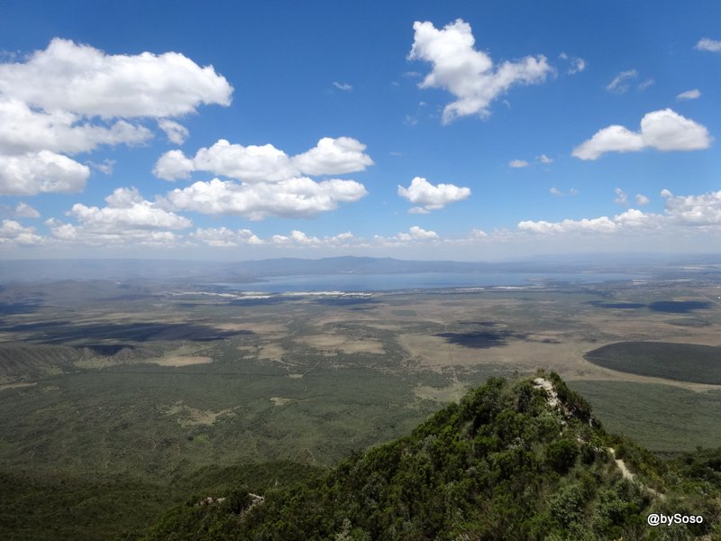 Vue sur le Rift Valley depuis le sommet du Mont Longonot, Kenya